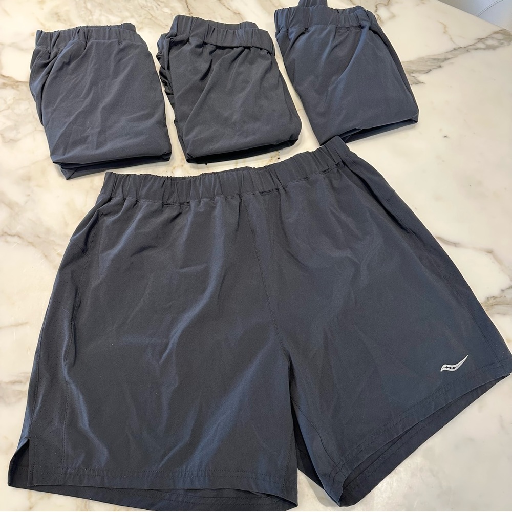 SAUCONY MEN'S OUTPACE 5" SHORTS (SET OF 4) - Picture 2 of 10